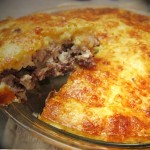 Impossible cheeseburger pie